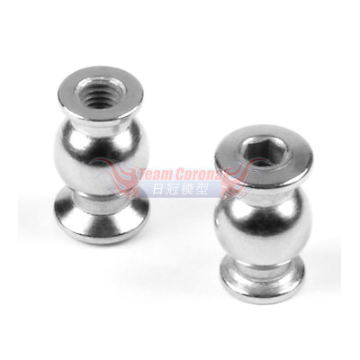 XRAY 352653 Ball Stud 6.8mm with Backstop - M3 - Nickel Coated (2)